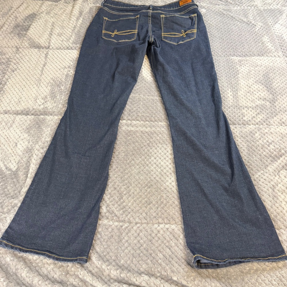 Denizen from Levi's Modern Bootcut Jeans Womens 12M W31 L32 Dark Indigo Blue - Picture 7 of 11